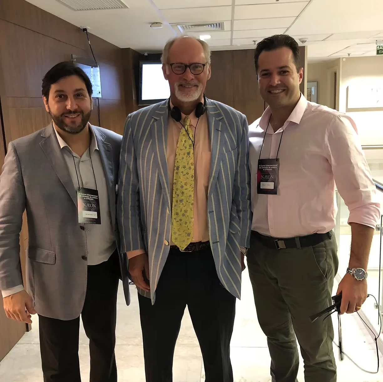 Dr. Samir em evento médico